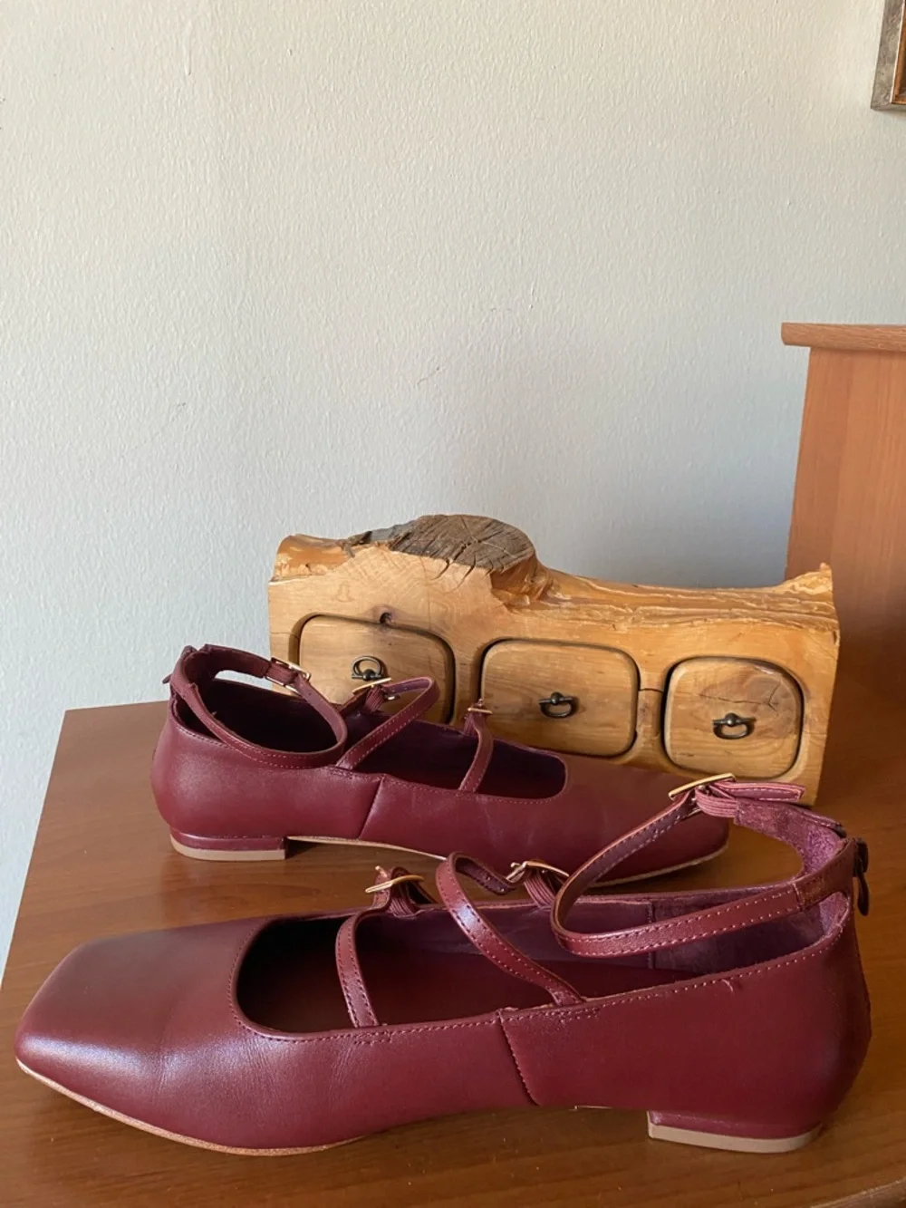 Quince Italian Leather Strappy Ballet Flat